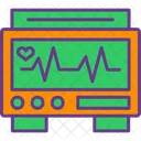 Ecg Monitor Ecg Cardiogram Icon