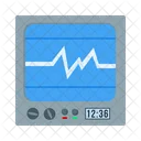 Ecg Monitor Electrocardiogram Ecg Machine Icon