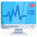 Medical Monitor Report Icon