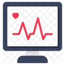 Ecg Monitor Ekg Electrocardiogram Icon