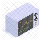 Ecg Monitor Machine Icon