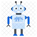 Ecg Robot Bionic Man Humanoid Icon