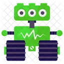 Ecg Robot Medical Robot Bionic Man Icon