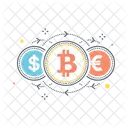 Bitcoin Echange Icône