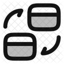 Échange de cartes  Icône