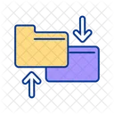 Échange de fichiers  Icône