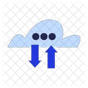 Echange De Cloud Cloud Echange Icon