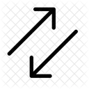 Échange-diagonale  Icône