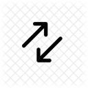 Échange-diagonale-mini  Icône