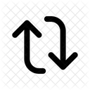 Echanger La Fleche Horizontale La Navigation Naviguer Icon