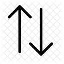 Échange vertical  Icône