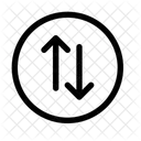 Échanger-cercle-vertical  Icône