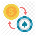 Échangez des jetons contre de l'argent  Icône