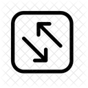 Échanger-diagonale-alt--box  Icône
