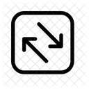 Échanger-diagonale-alt--box  Icône