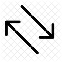Échanger-diagonale-alt-  Icône