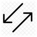 Échanger-diagonale-alt  Icône