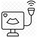 Echographie Medical Soins De Sante Icône