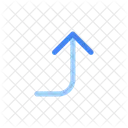 Ecke Nach Oben Icon