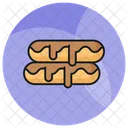Eclair Pastry Chocolate Icon