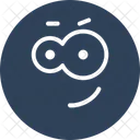 Amincissement Emoticones Smiley Clignotant Icône