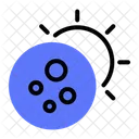 Eclipse Lunar Solar Icono
