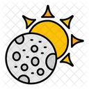 Moon Sun Weather Icon