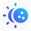 Eclipse Moon Astronomy Icon