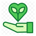 Eco Ecology Heart Icon