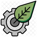 Eco Setting Leaf Icon