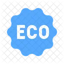 Eco Ecological Label Icon