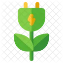 Eco Power Plug Icon