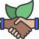 Eco Agreement Agreement Handshake Icon