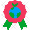 Eco Badge Badge Green Icon