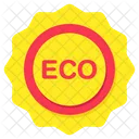 Eco Badge Eco Sticker Eco Coupon Icon