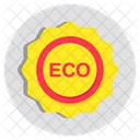 Eco Badge Eco Sticker Eco Coupon Icon