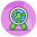 Eco Ecology Badge Icon