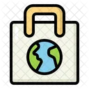 Eco Bag Recycle Bag Biobag Icon
