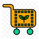 Eco Basket Green Basket Icon