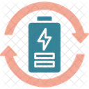 Eco Battery Renewable Rechargeable Icon