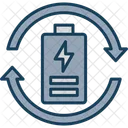 Eco Battery Renewable Rechargeable Icon