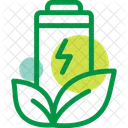 Eco Battery Green Energy Icon