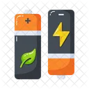 Eco Battery Green Energy Battery Icon