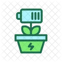 Eco Battery Battery Energy Icon