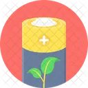 Eco Battery Renewable Energy Icon