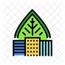 Green Building Living Icon