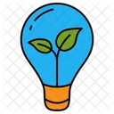 Eco Bulb Light Lamp Icon
