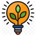 Eco Bulb Lightblub Ecology Lamp Icon
