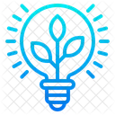 Eco Bulb Lightblub Ecology Lamp Icon