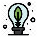 Earth Day Bulb Icon